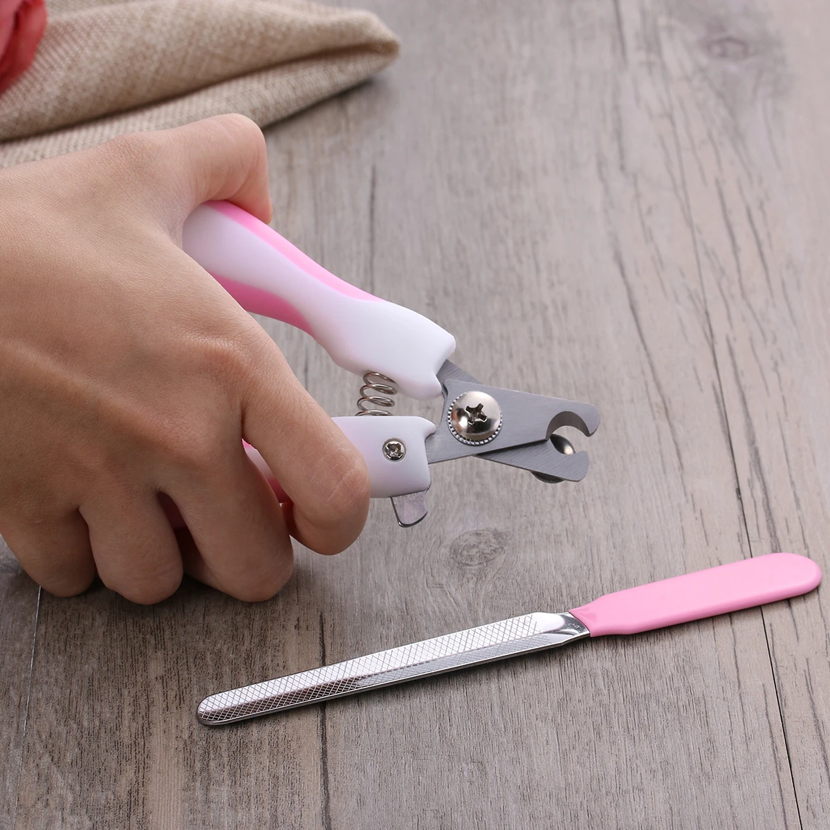 

Pet Nail Stainless Steel Blade Trimmer for Dog Cats Grooming Tool Professional Small Dog Grooming Clipper Accessories
