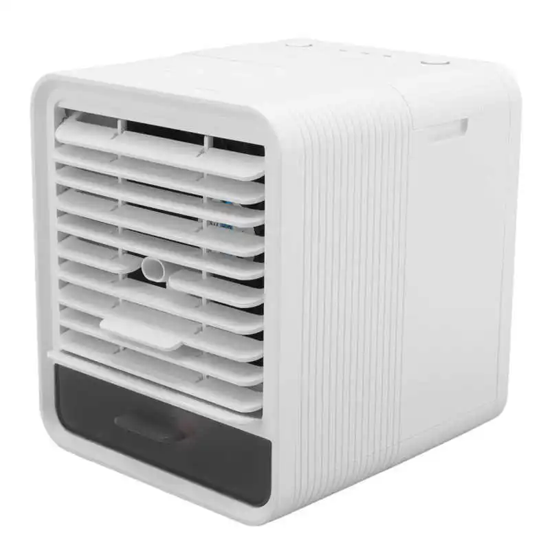 Portable Cooler with Night Lamp Conditioning Mini Fan Desk Cooling Fan Conditioner Humidifier for Home Office Party