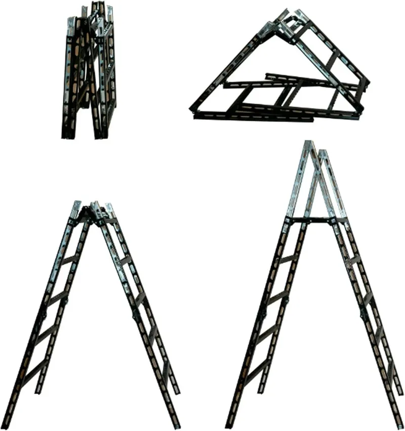 24001 Easy Step Ladder, Folding Lightweight Ladder, 300lb Sturdy Steel , Lightweight, Portable Steel, Top Pl