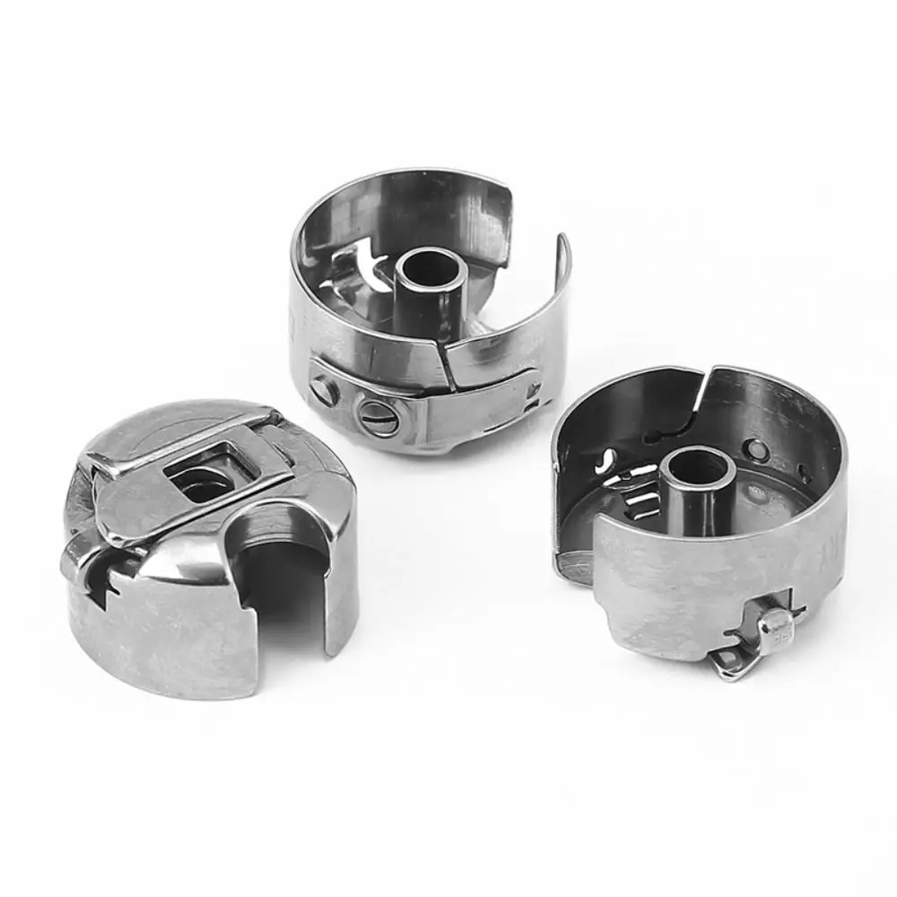 Steel Industrial Sewing Machine Bobbin Case Silver Sewing Tools Bobbin Spool Case Old Pedal Sewing Machine Accessories