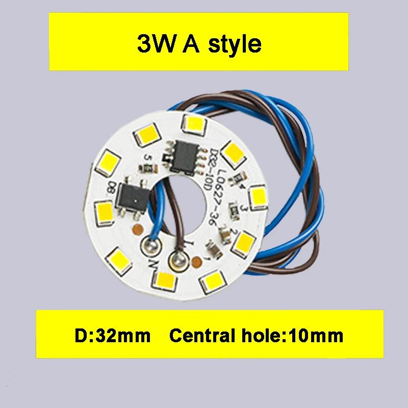 AC 220V Driver-free SMD led Chip 3 Colors Tri-color Aluminum Pcb Base