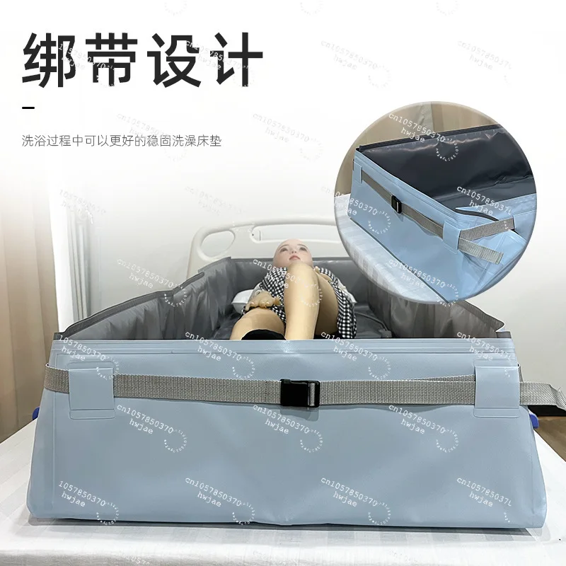 Care for Paralyzed Elderly Patients Bathing Mattress Nursing Home Care Door-to-door Bath Water Bag Mobile Portable Bath Mat