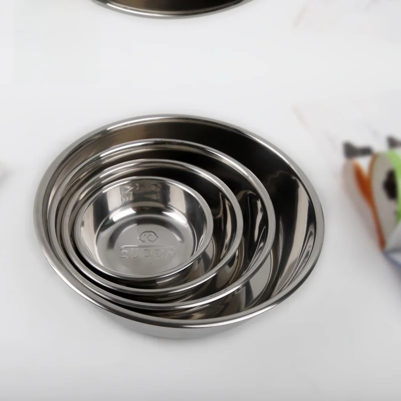 

Super Stainl Steel Bowl Melne Bowl Pet Feeding Bowl Accories Universal Pet Food And Supplies Dog Bowl Slow Feeder