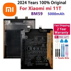 100% Original BM59 Replacement Battery For Xiaomi mi 11T 5000mAh High Quality Phone Rechargable Battery Bateria Fast Shipping