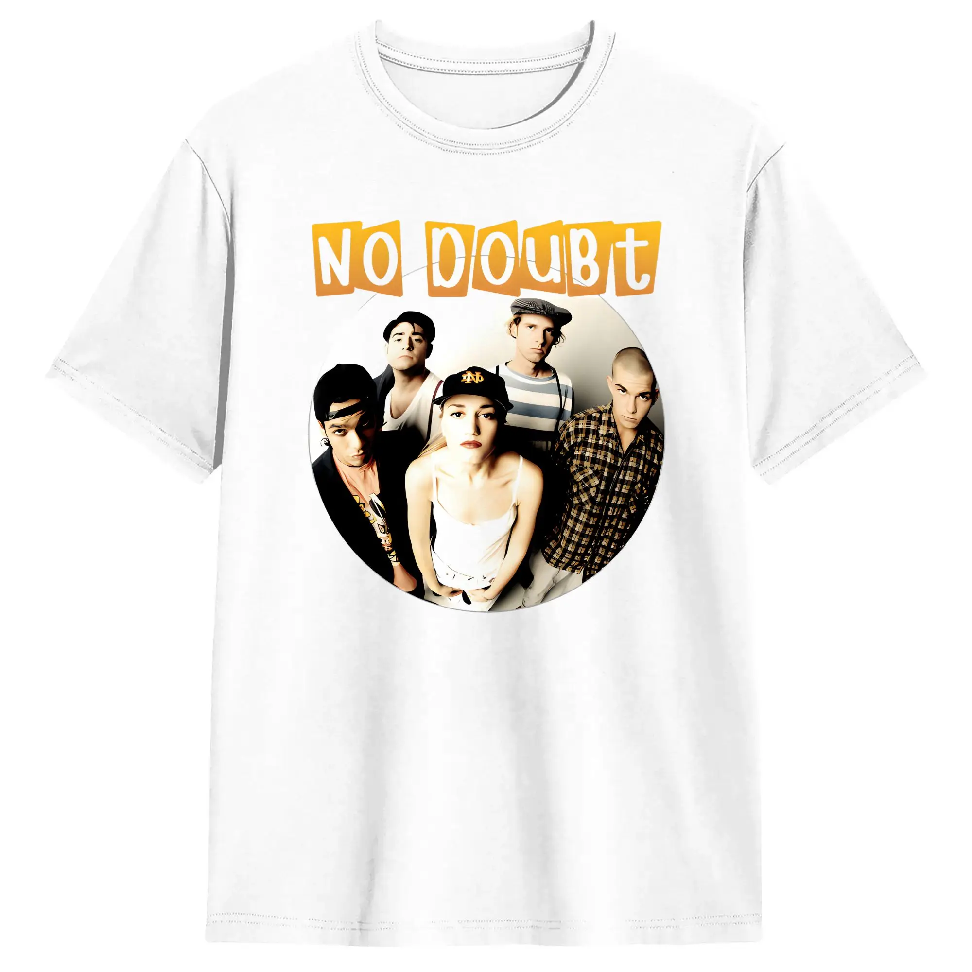 No Doubt Rock Band Art T-shirt d'été 100% coton pour hommes, t-shirt décontracté à manches courtes, hauts amusants