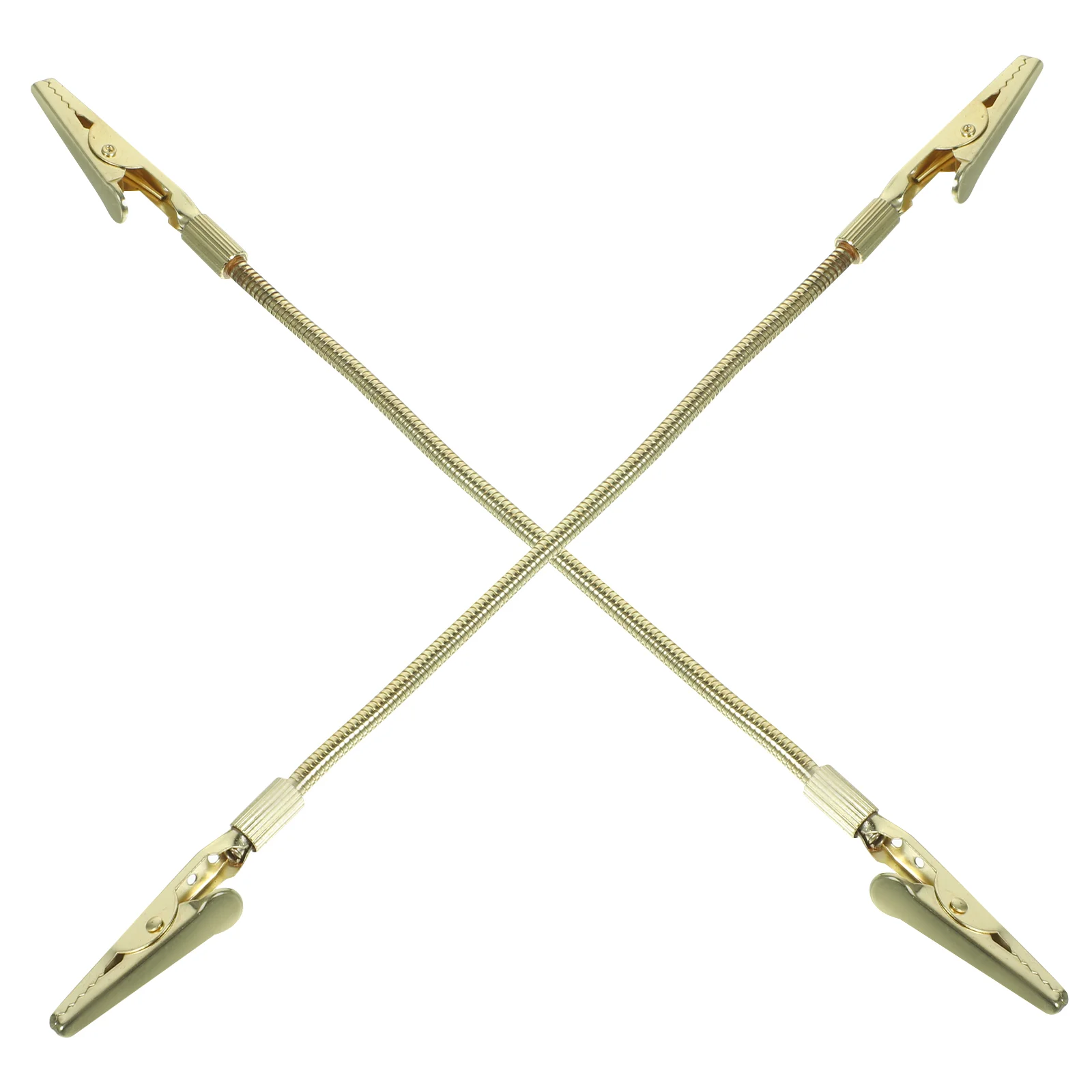 2 Pcs Alligator Clamps for Picture Photo Folder DIY Soldering Wire Holder Aluminum Alloy Clips