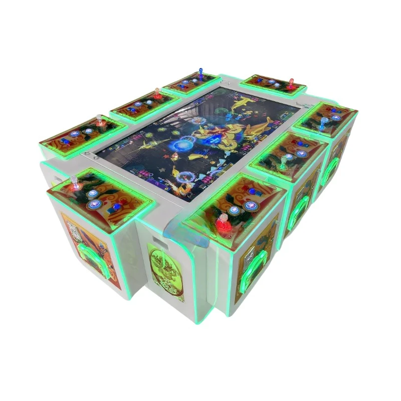 

2025 Luxury 65-Inch Fish Table Cabinet 8-Person Coin-Operated Fish Entertainment Game Table