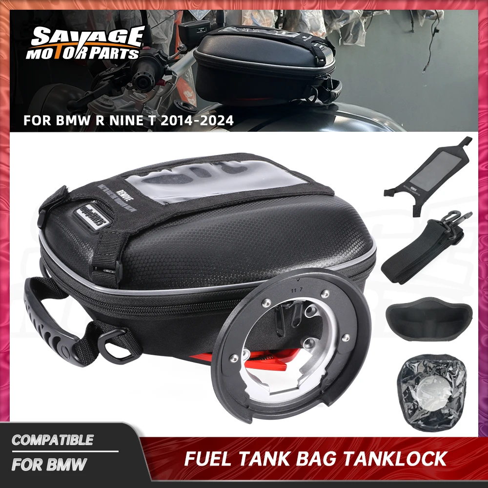 

Tank Bag Tanklock For BMW R1200 R Nine T Urban Scrambler Sport Pure 2014-2024 Navigation Tool Bag Waterproof Luggage Waterproof