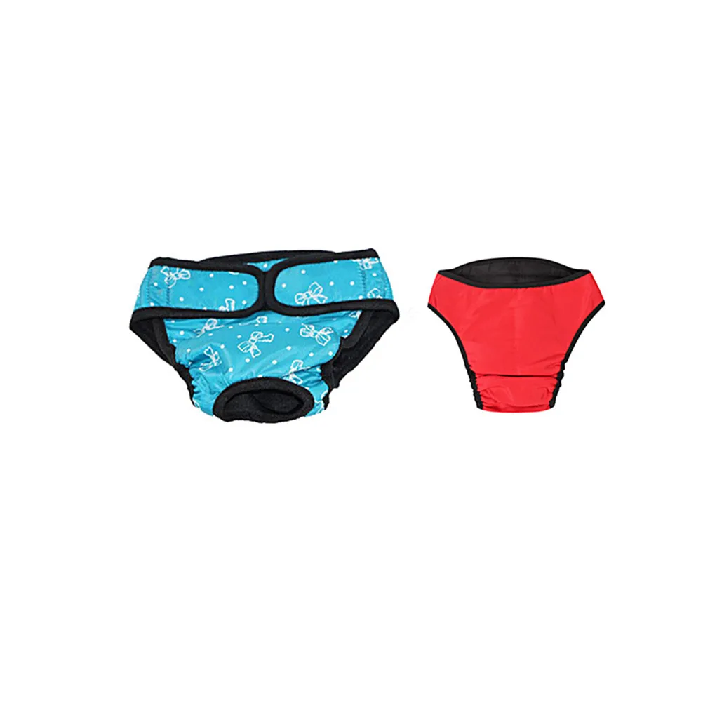 

2 PCS Pet Diapers Dog Physiological Pants Sanitary Shorts Female Dogs in Heat Puppy Underwear Incontinence Cotton