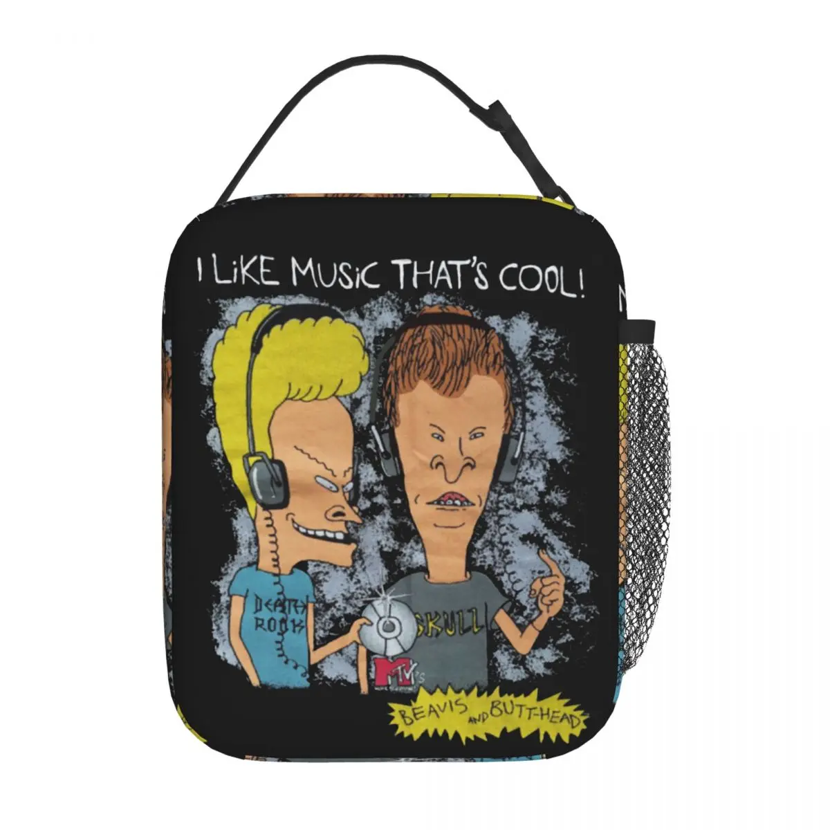 Beavis And Butthead Insulated Lunch Bags Portable 90s BB Lunch Container Thermal Bag Tote Lunch Box Food Handbags