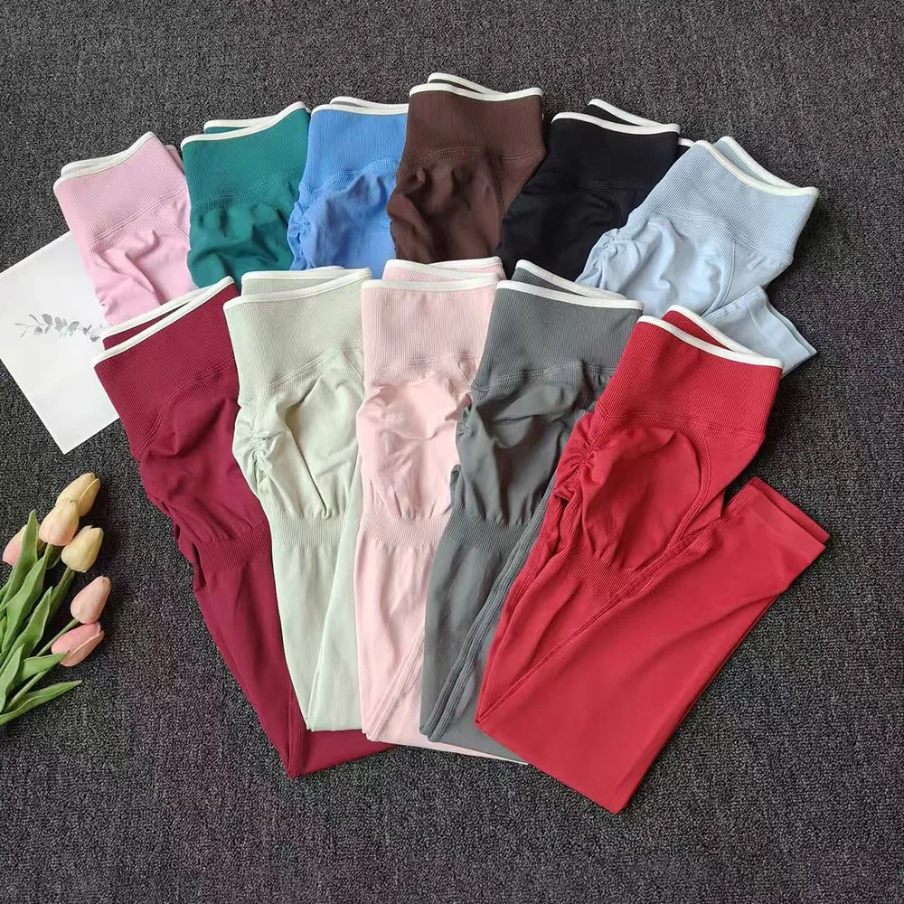 

Peach Butt Yoga Pants, High-Waisted Butt-Lifting Fitness Pants for Women, Highly Elastic Quick-Drying Tight Leggings for Workout