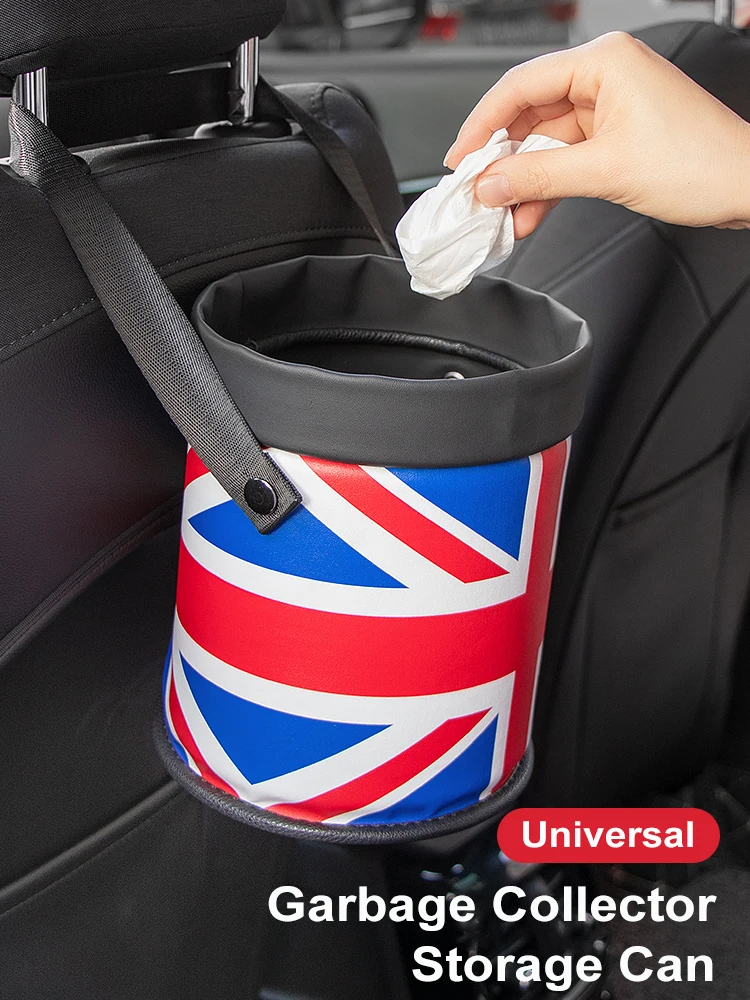 Car Door Seat Back Waterproof Storage Bucket Trash Bin For Coope r F54 F 55 F 56 F 60 R 50 R 55 R56 R60 R61 Interior Accessories