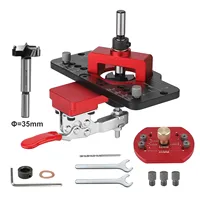 35mm Hinge Jig Dowel Jig Dowel Cabinet Drilling Hole Puncher Hinge Boring Jig Drill Guide Locator for Car RV Board