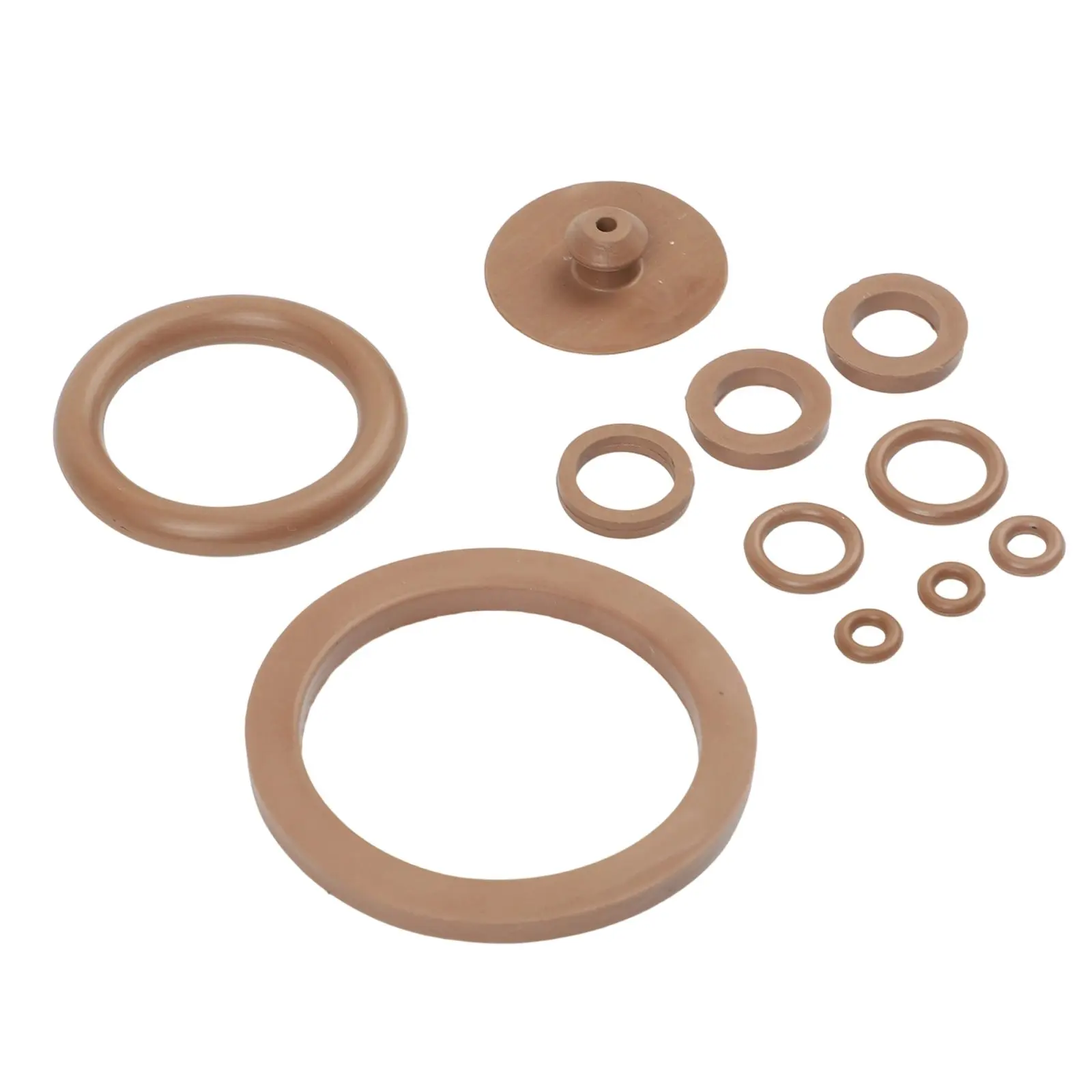Gardening Flourine Rubber Sealing Rings Odorless 10pc Set Compatible with 3/5/8L Sprayers High Temperature & Oxidation Resistant