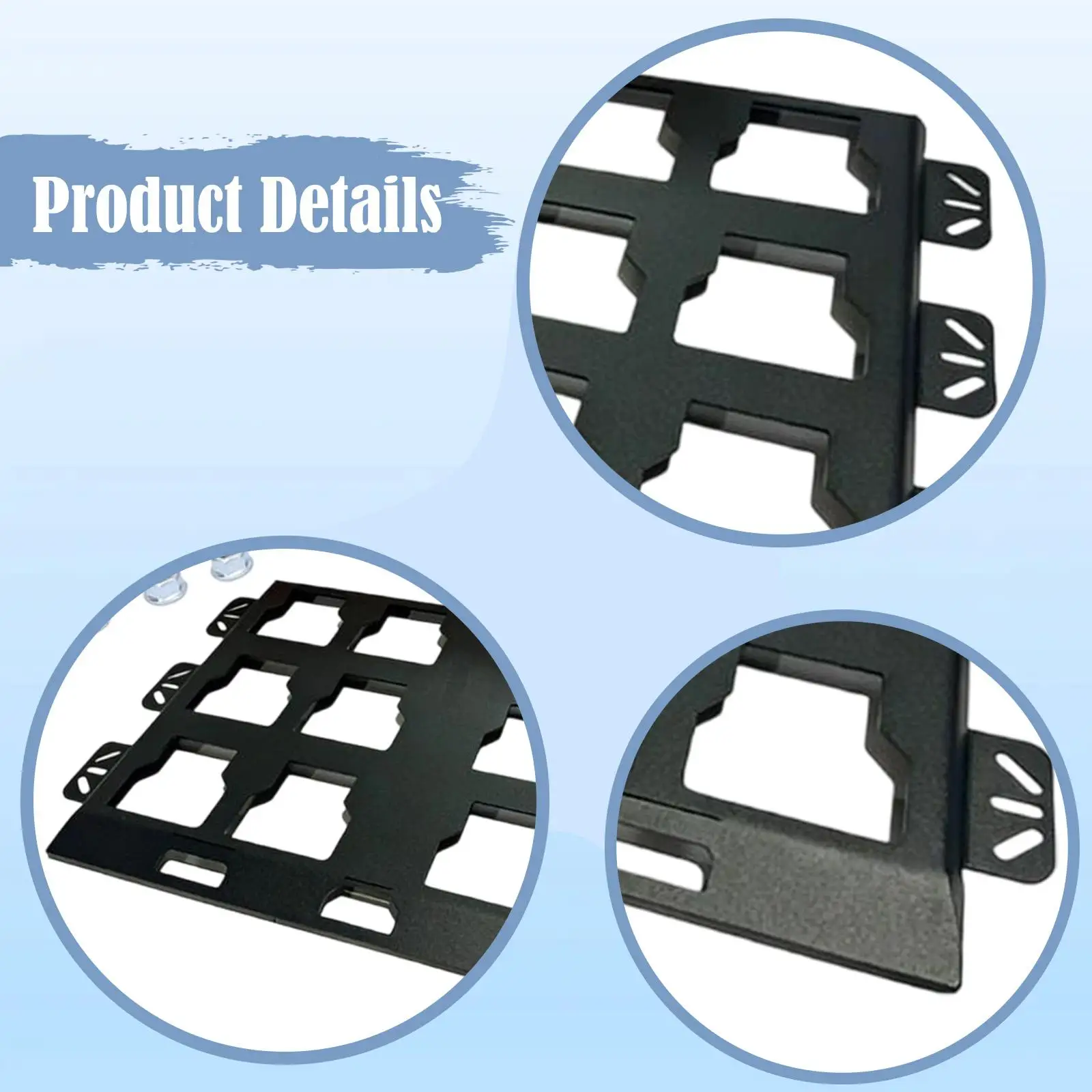 

Metal Tool Box Mounting Plate Wall Floor Mount High Performance Organizer System for Large Tool Cabinet Storage
