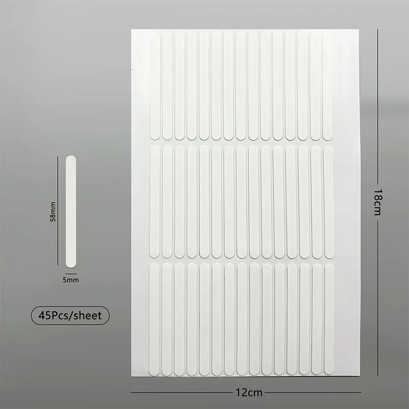 1 hoja de cinta adhesiva para exhibición de uñas, soporte de exhibición para uñas postizas, pegado de doble cara, pegatina de pegamento adhesivo fuerte redondo cuadrado