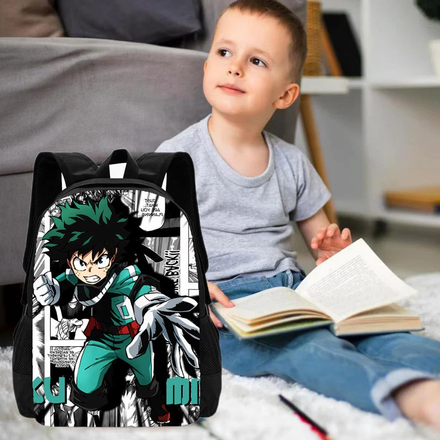 Mochila My Hero Academia Schoolbag Backpack Student One Piece Backpack Boys Girls Anime Cartoon School Bag Mochila