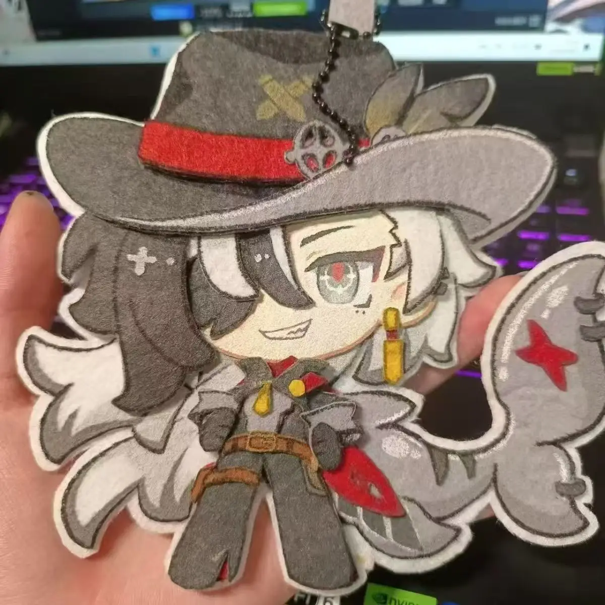 ゲームアニメ崩壊：スターレイル フェイノン コットン人形 コスプレ ドレスアップ DIY 不織布 刺繍 キーホルダー かわいいアニメゲームぬいぐるみ