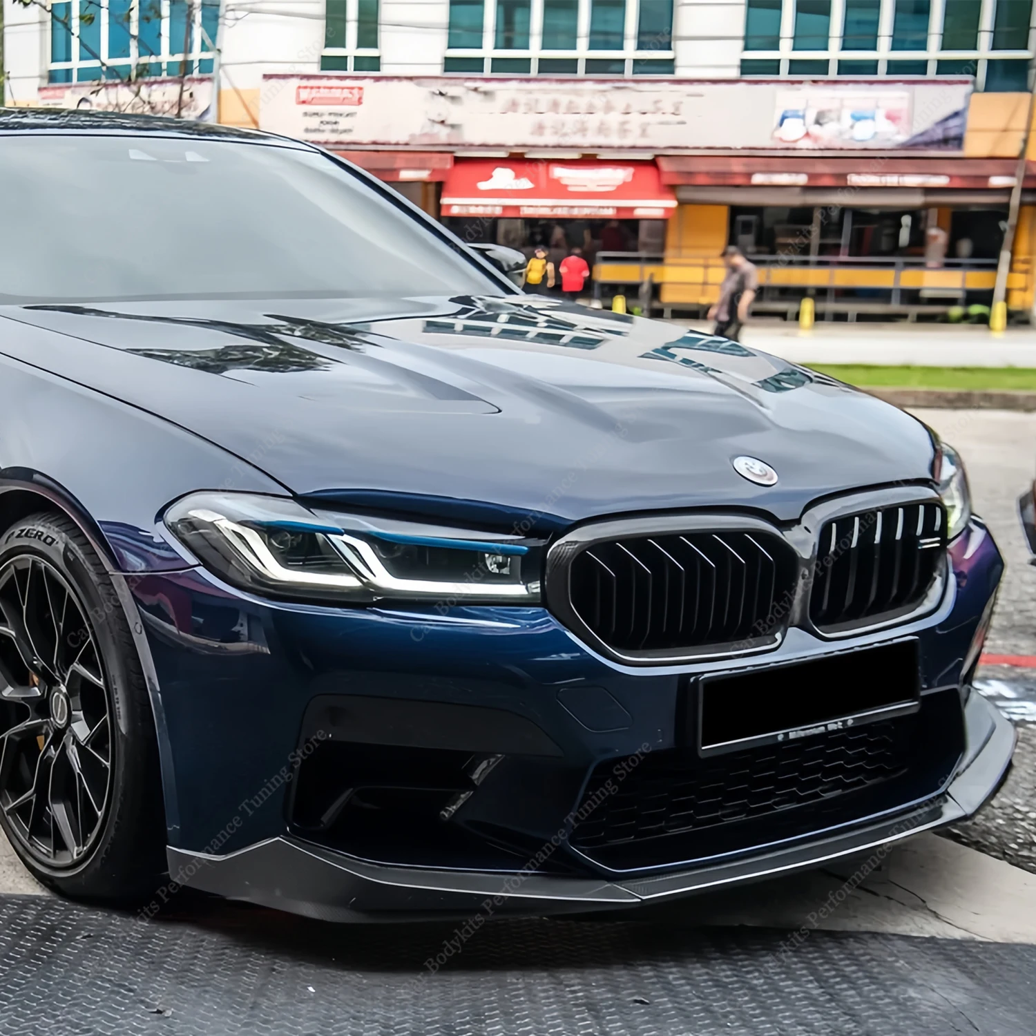 Для Bmw F90 M5 MP стиль передний бампер спойлер сплиттер диффузор боди комплекты M5 M5 конкурс 4,4 T 2020-2023 Регулировка лица
