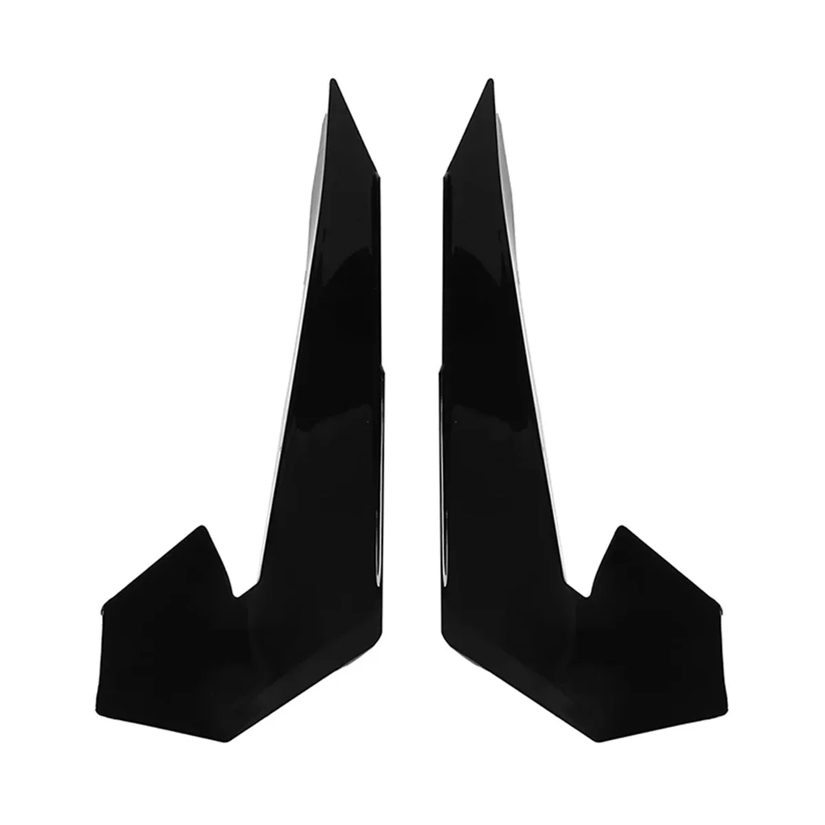 

Car Front Bumper Lip Fin Splitter Spoiler Canard Sticker for Honda Civic 10TH Type-R 2019-2021