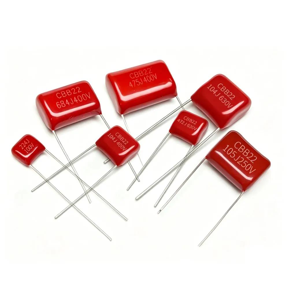 CBB 250/400/630/100v101 102 103 104J/224/474/475/685/105/155/225/335/106 225J 0.1UF 1 2.2 4.7 10UF Металлический тонкопленочный конденсатор
