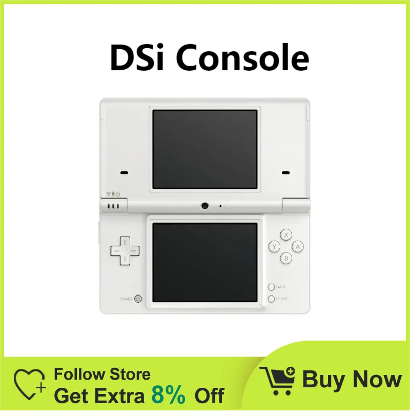 Original usado para dsi console de jogo para nintendo ndsi retro handheld console de jogos com cartão r4 e 128gb tf cartão