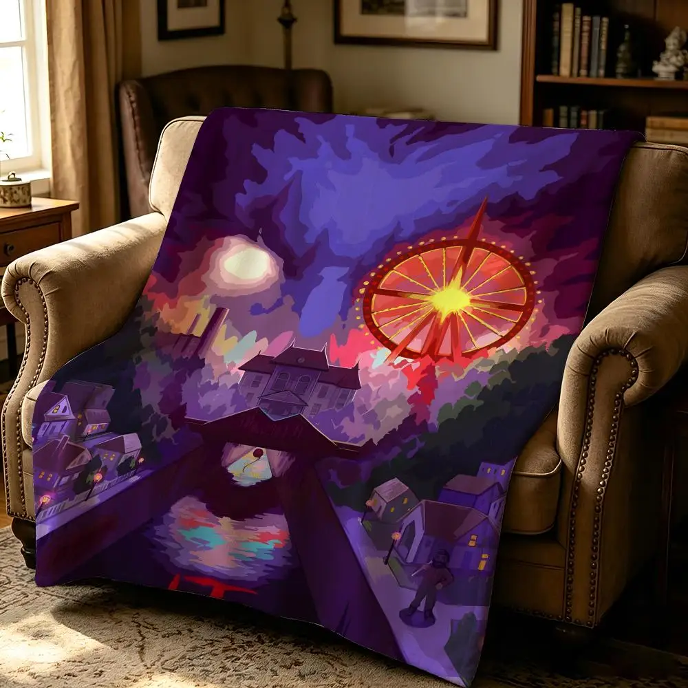 movie B-Bram Stoker's Dracula-a Throw Thick Comfort Flannel Quilt, Multi-scene Use Indoor Outdoor Daily Nap