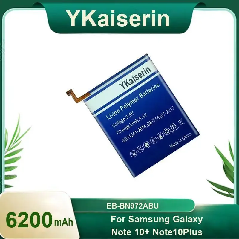 YKaiserin EB-BN972ABU 6200mAh Battery for Samsung Galaxy Note 10+ Note10+ /Note10Plus/Note 10 Plus/Note10 Plus 10Plus Batteries
