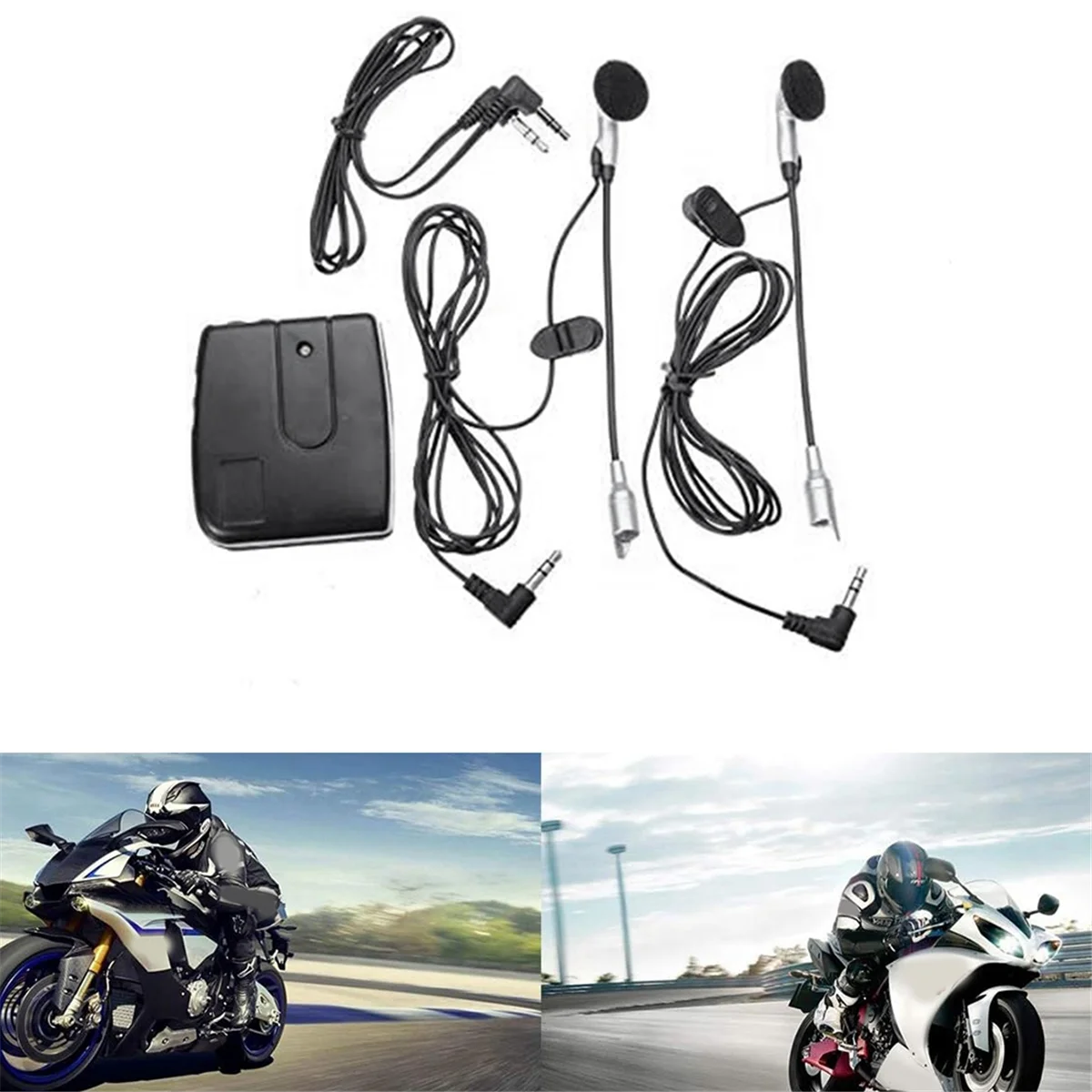 

Modified Motorcycle Helmet Intercom Headphones Accessories-A77Q