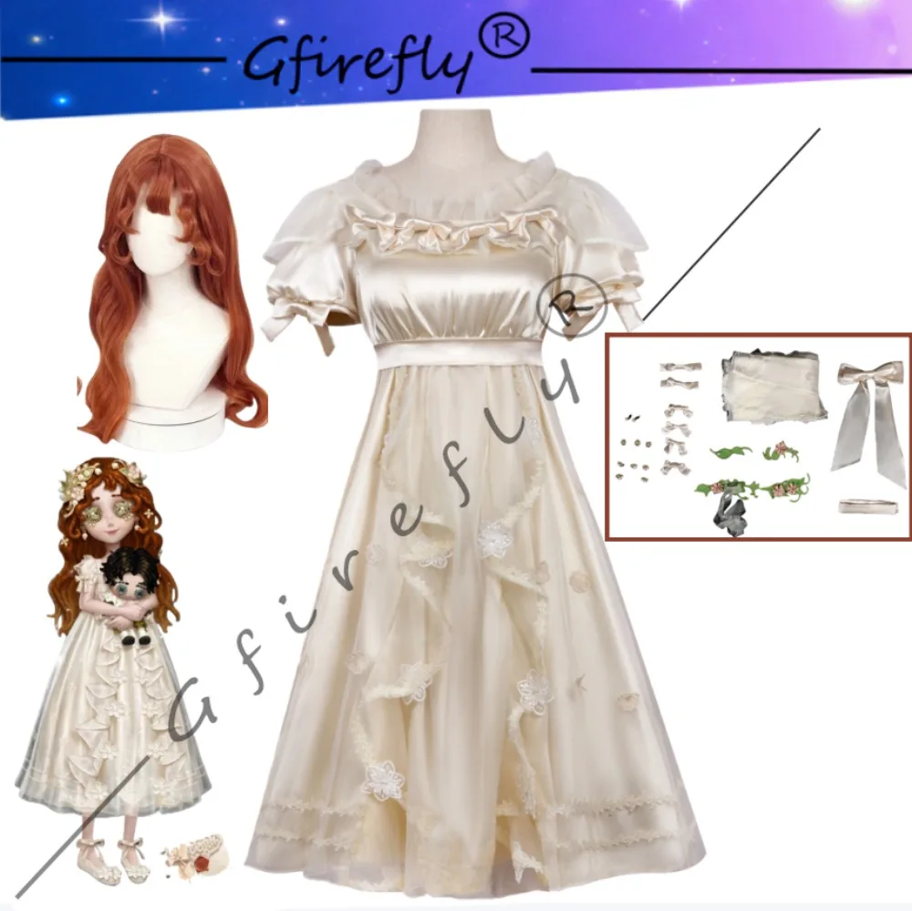 

Identity V Eurydice Cosplay Costume Same Exquisite Dress Accessory Wig Set As The Game Character Halloween Performance Costume