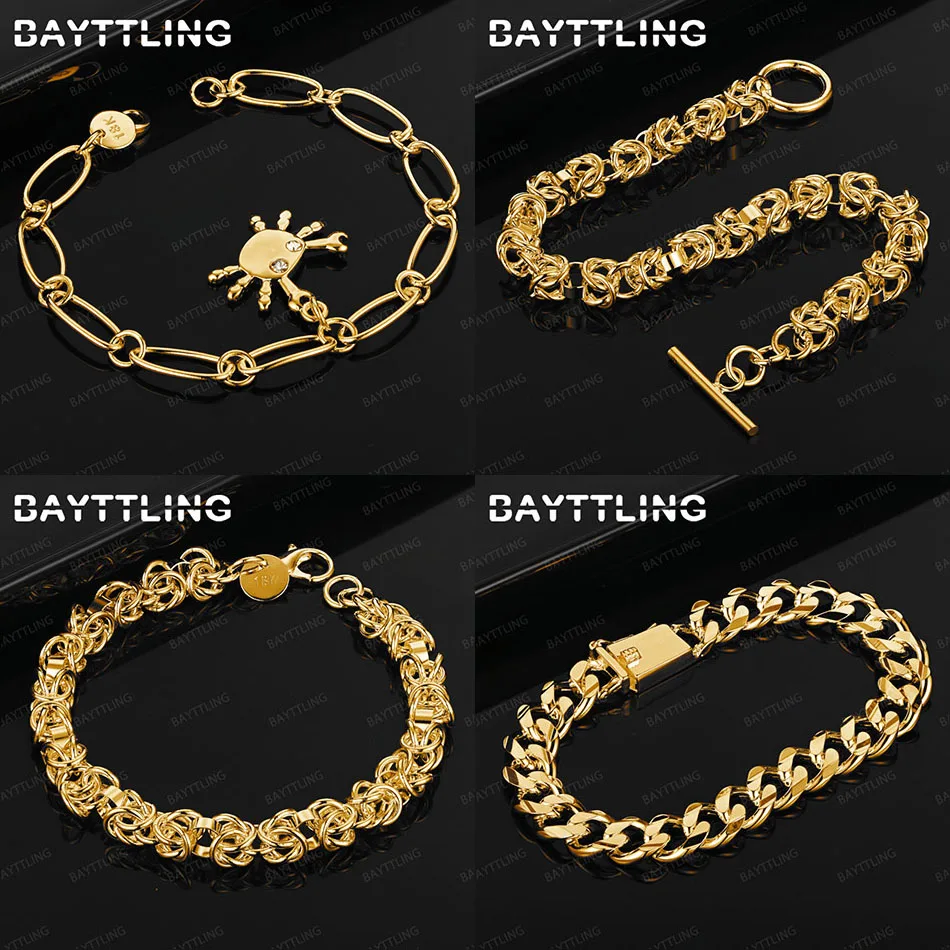 

Fashion 925 Sterling Silver 18K Gold Exquisite Crab Braided Bracelet Women's Gift Elegant Accessory Jewelry Wedding