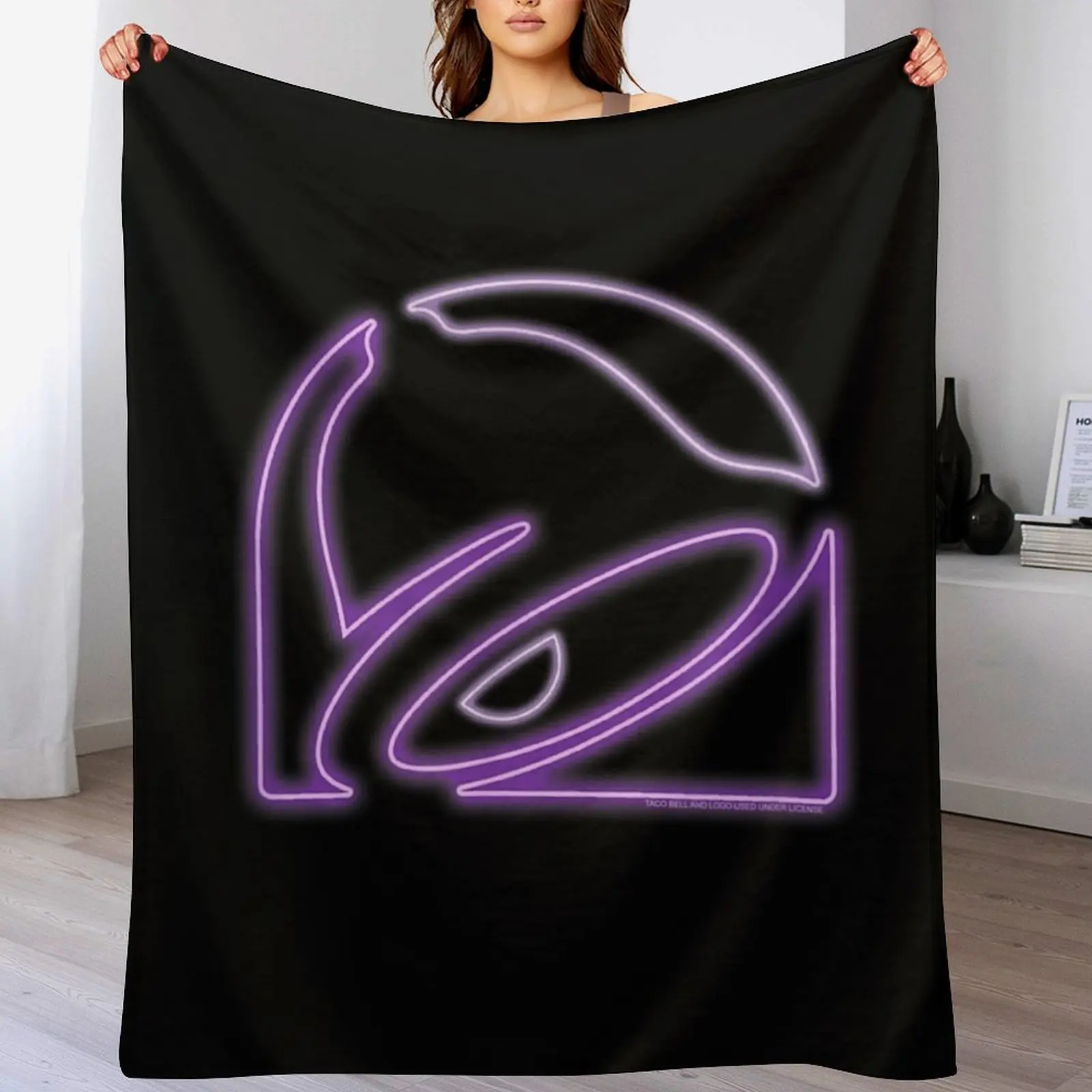 funny taco bell classic Throw Blanket sofa bed Beautifuls Blankets