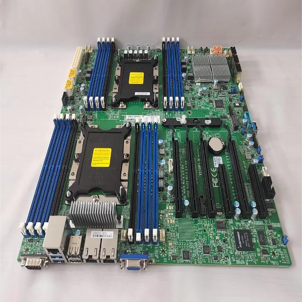 X11DPi-N For Supermicro Server Motherboard Dual-channel LGA-3647 DDR4 2 PCI-E 3.0 NVMe x4 Internal Ports High Quality Fast Ship