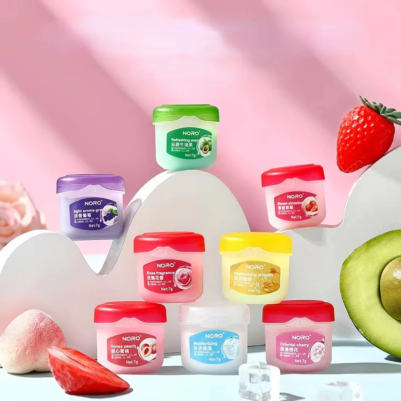 Set de Bálsamos Labiales con Aroma a Frutas (4/6/8 Piezas), Mascarilla Labial Hidratante, No Pegajosa, Anti-Grietas, para el Cuidado de los Labios