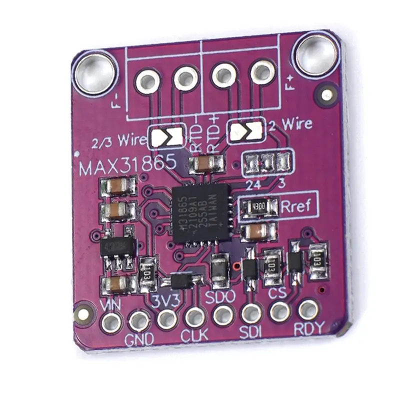 AA08-4X MAX31865 PT100 To PT1000 RTD-To-Digital Converter Board Temperature Thermocouple Sensor Amplifier Module 3.3V/5V