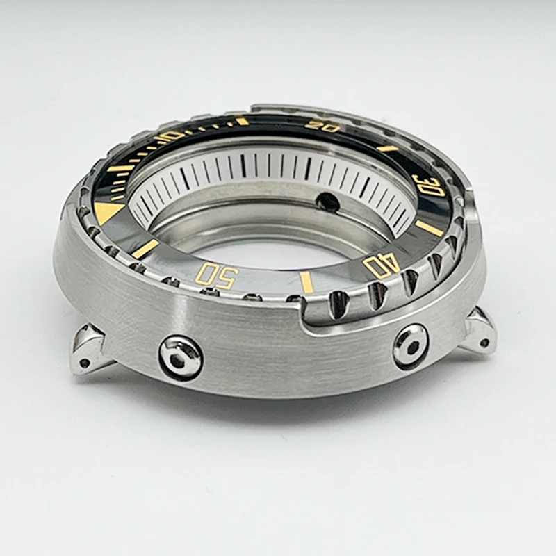 NH35 Case Tuna Can Fit NH35 NH36 4R 7S Japan Automatic Movement Sapphire Crystal Glass Stainless Steel Watch Case