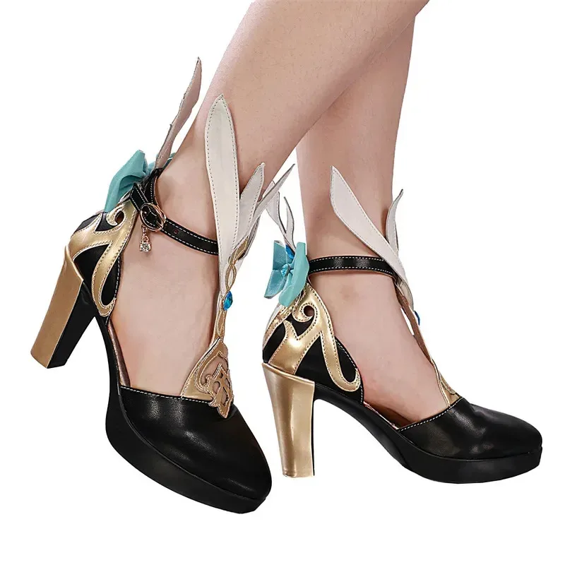 Genshin Impact Escoffier Cosplay Shoes Chinese Style Halloween Anime for Women Game