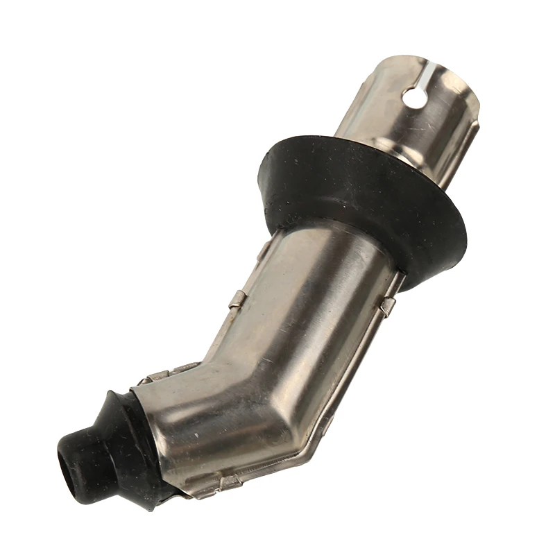 135 Degree Bend Metal Shielded Spark Plug Cap with Shield Replacement for Scooter ATV 70 90 110 125 150CC