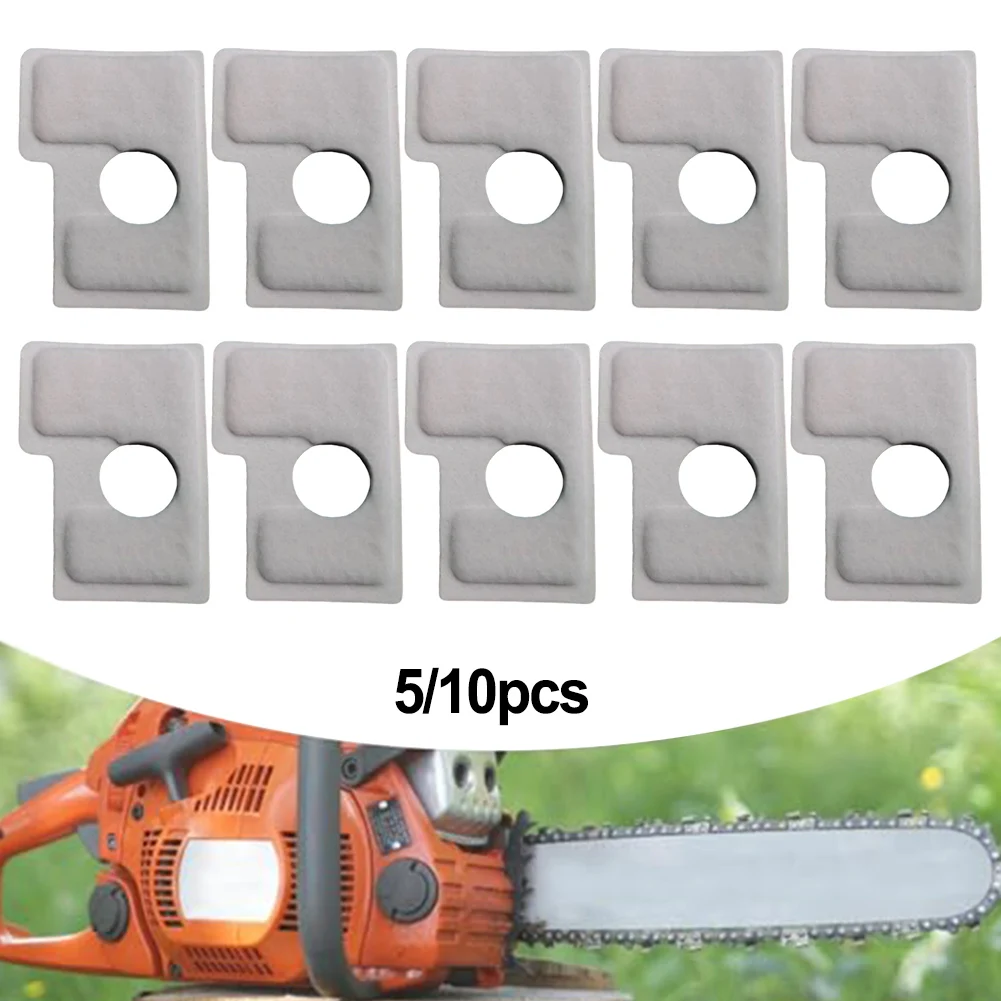 10Pcs Round Closure Air Filter For MS180 MS170 018 017 Parts Replacement New Version Engine Accessories