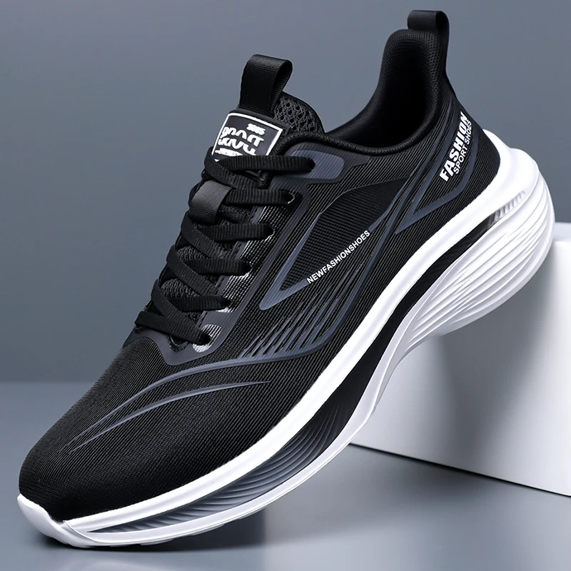 

Large Hole Mesh Men Casual Sneakers Excellent Air Flow Soft Elastic Sole Outdoor Fitness Running Sport Shoes