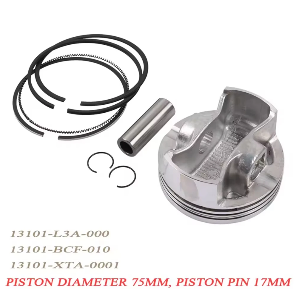 

For VESPA GTS GTV GTS300 GTV300 Piston With Ring Piston Diameter 75MM 13101-L3A-000 13101-BCF-010 Motorcycle Accessories