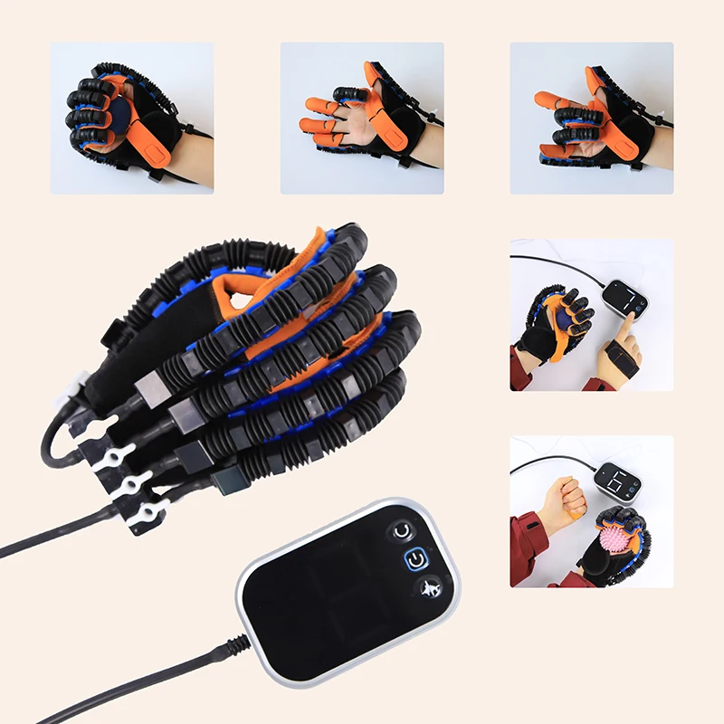 

2025 Hand Rehabilitation Robot Gloves for Stroke Hemiplegia Finger Rehabilitation Trainer Exercise Rehab Exerciser Devices