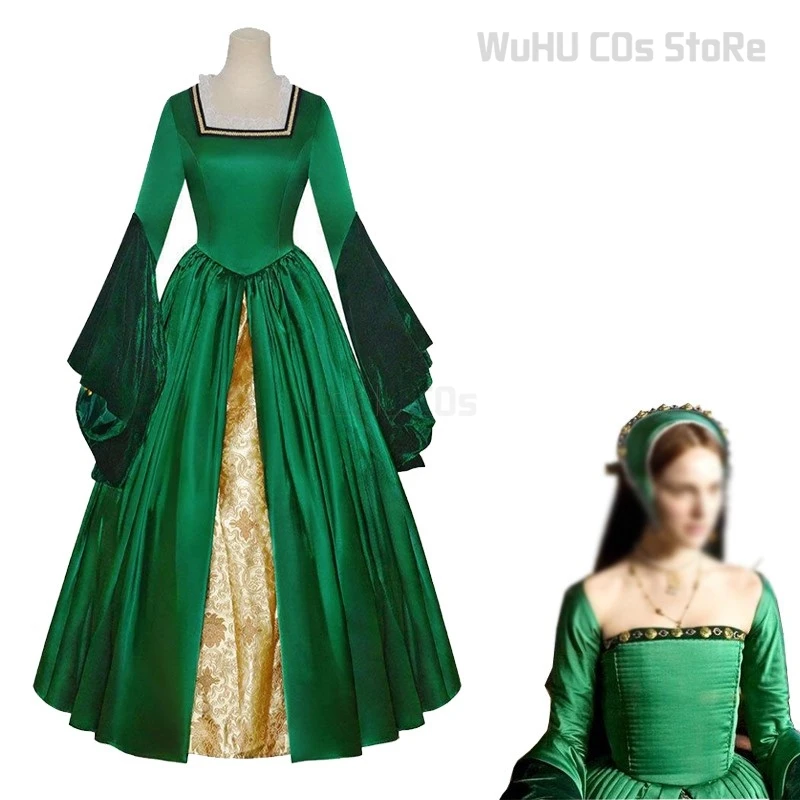 

TV Tudor Mary I Dynasty Dress Cosplay Costume Women Princess Women Ball Gown Halloween Retro Outfit Renaissance Suit Party Gown