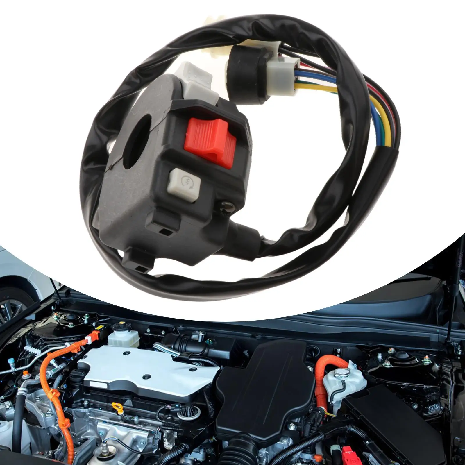 Premium Motorcycle Handlebar Switch Assembly Left Side Engine Start Control High Reliability for Yamaha YFM 225 250 350