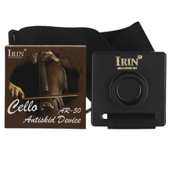Cello Endpin Stopper Positioning Stand, Adjustable Non-Slip Belt, Adjustable Pad with Strap, Instrument Accessories