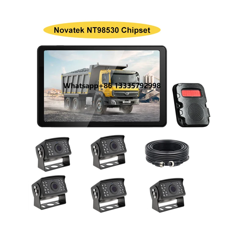 

1080P 4CH SD Mobile DVR 5 Channels Bus Truck Van Video Recorder 2.0MP AHD Car Cameras 7inch Car with Playback Black Box