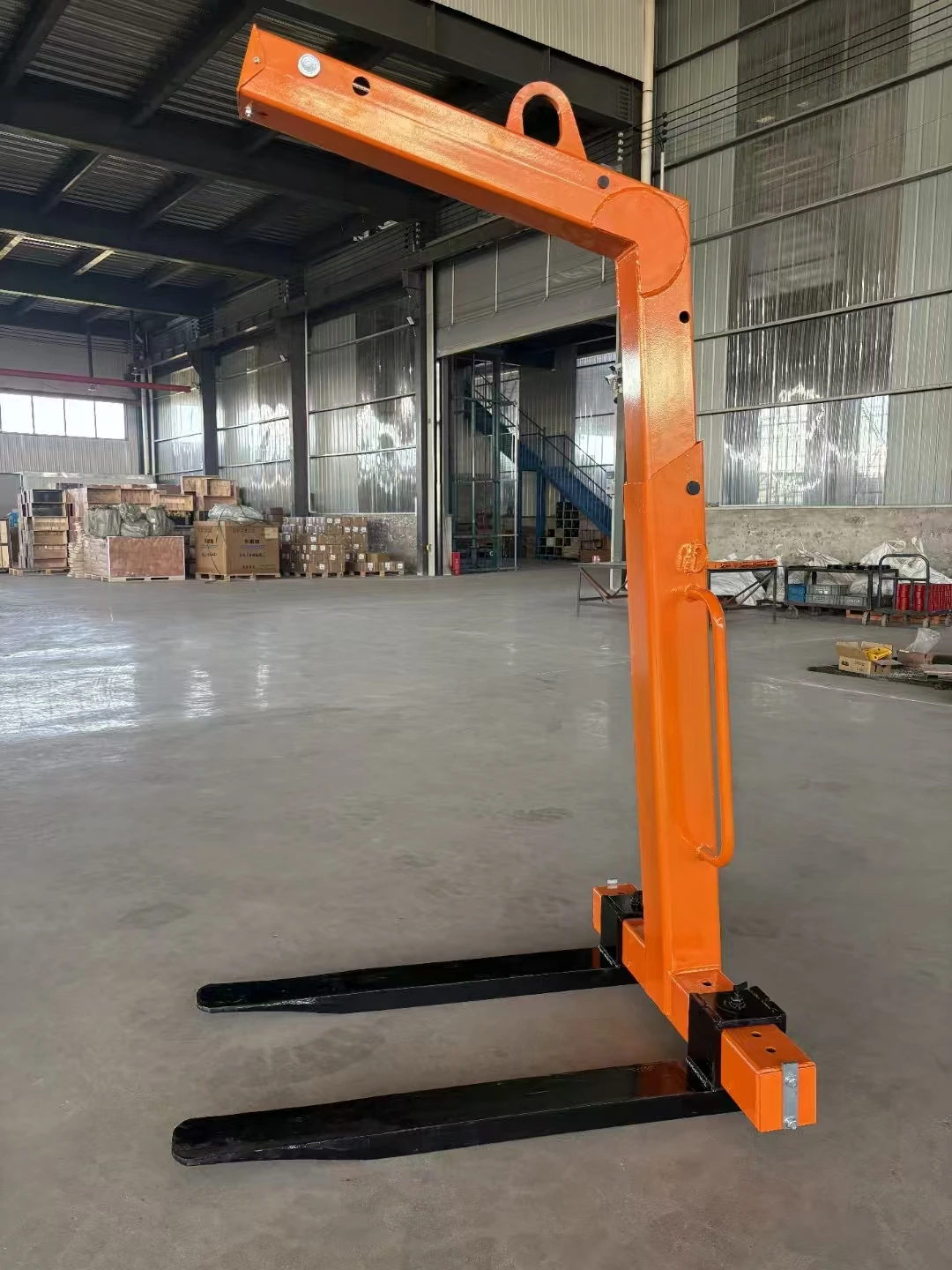 Crane Pallet 1t/2t/3t/5t Spreader for Balance Crane Forks Manual Adjust Fork  Self Balancing Adjustable Fork