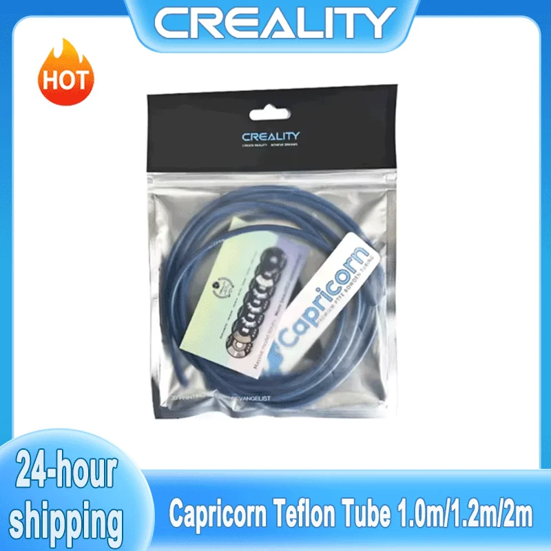 CREALITY for Capricorn Bowden PTFE Tubing Blue 3D Printer Parts 1M/1.2M/2M for 1.75mm Filament Premium PTFE Resin for Ender 3 V2