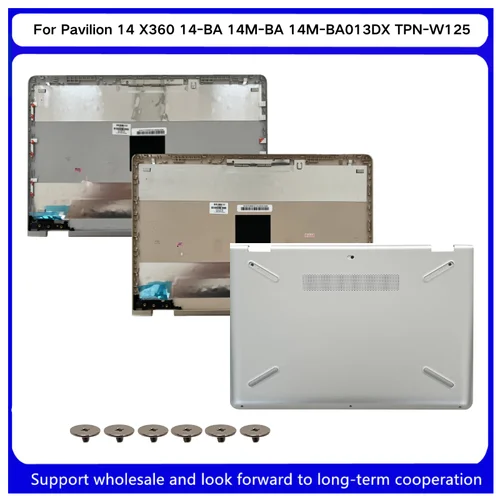 Imagen 1 del producto Nueva cubierta trasera LCD para portátil Kailxuling Pavilion 14 X360 14-BA 14M-BA 14M-BA013DX TPN-W125 924270-001 924272-001 924269-001