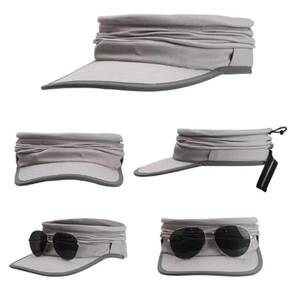 

New Design Breathable Baseball Hat Adjustable Quick Dry Outdoor Hat UPF 50+ Foldable Visor Cap Outdoor